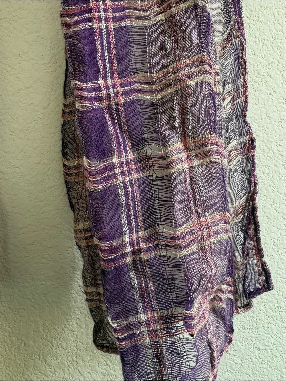 Set of 3 Scarves Pinks, Metallics, Purples, Plum